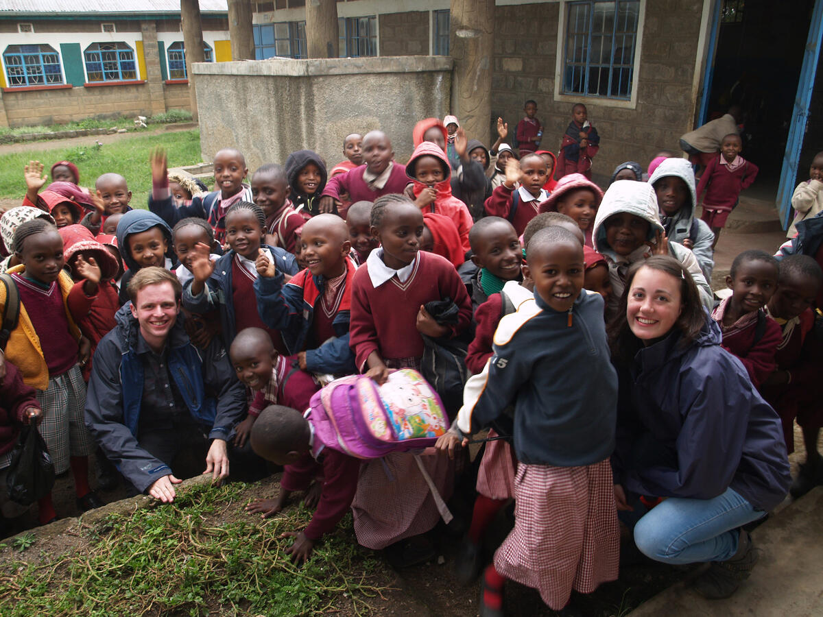 Children from Morning Star Academy, Kenya.